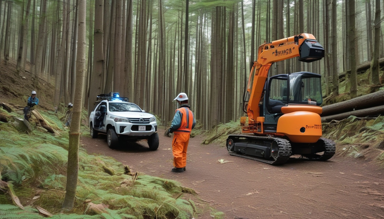 福島・川内村で始まるスマート林業、帰還困難区域の森林整備を変える安全技術と事業戦略